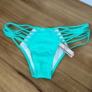 Victoria’s Secret blue string bathing suit bottom